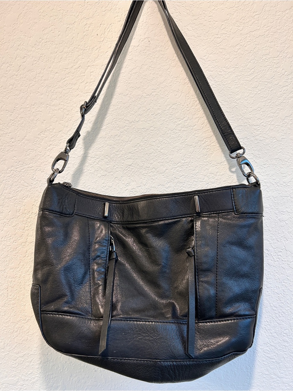 Kooba Black Leather Shoulder Bag - Classic Women's Tote